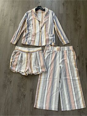Three dots - 3 Piece Set in Pastel Pink, Blue & Yellow